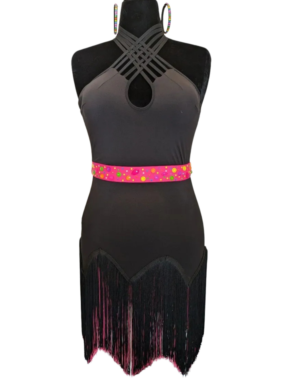 Latin Competition Dress, Pre-owned, US Size 6-8